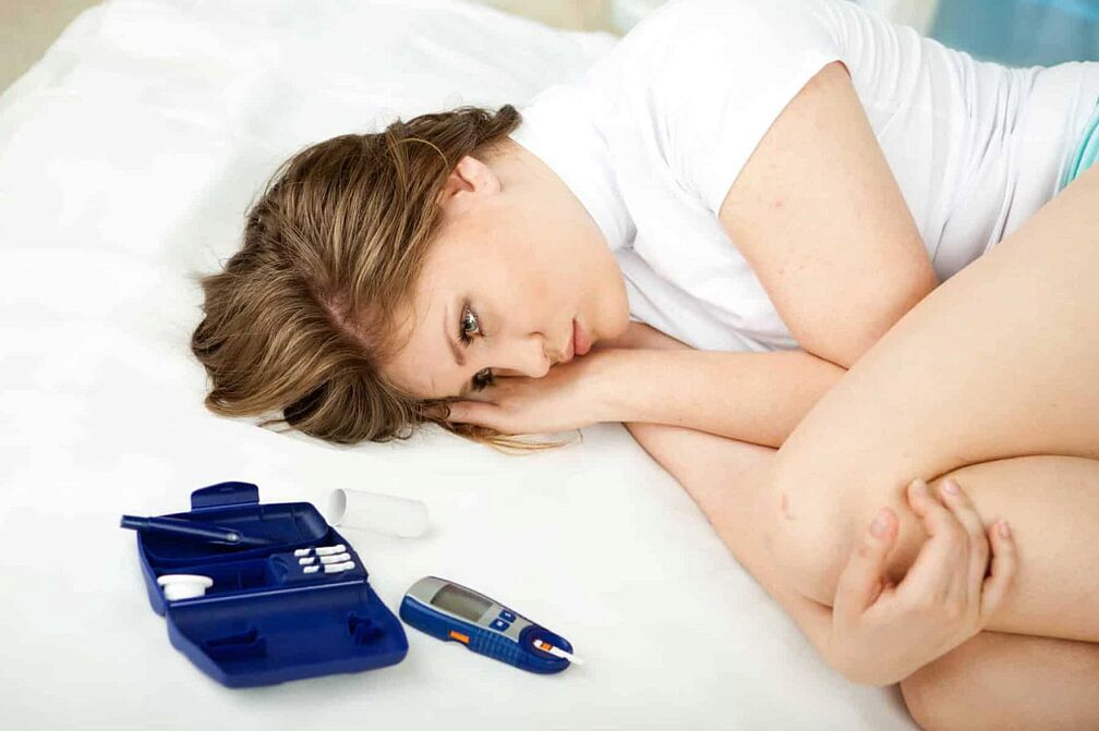 Diabetes mellitus can lead to hypoglycemia, accompanied by severe weakness